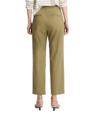 Mid Rise Chino Ankle Pants  