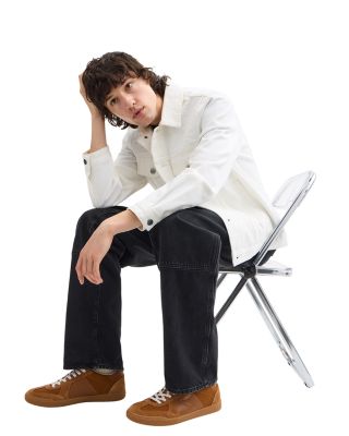 Men's Ellis Leather & Suede Lace Up Sneakers