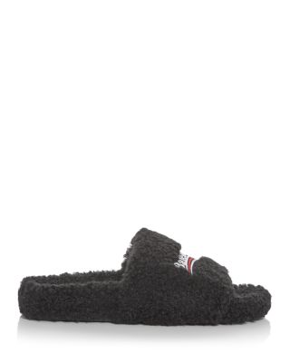 Women's Furry Slide Slippers
