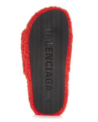 Women's Furry Slide Slippers