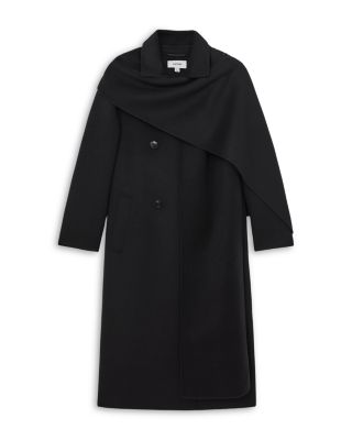 Petite Long Scarf Coat