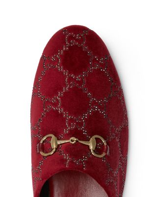 Women's GG Crystal Horsebit Mules