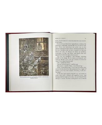  A Christmas Carol Classic Heirloom Leather Bound Book