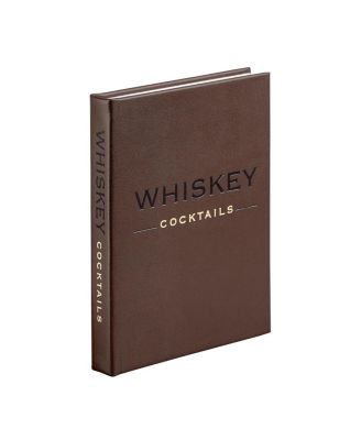  Whiskey Cocktails Leather Bound Book