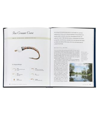  The History of Fly Fishing in Fifty Flies Leather Bound Book