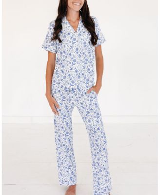 Porcelain Vine Bamboo Pajama Set