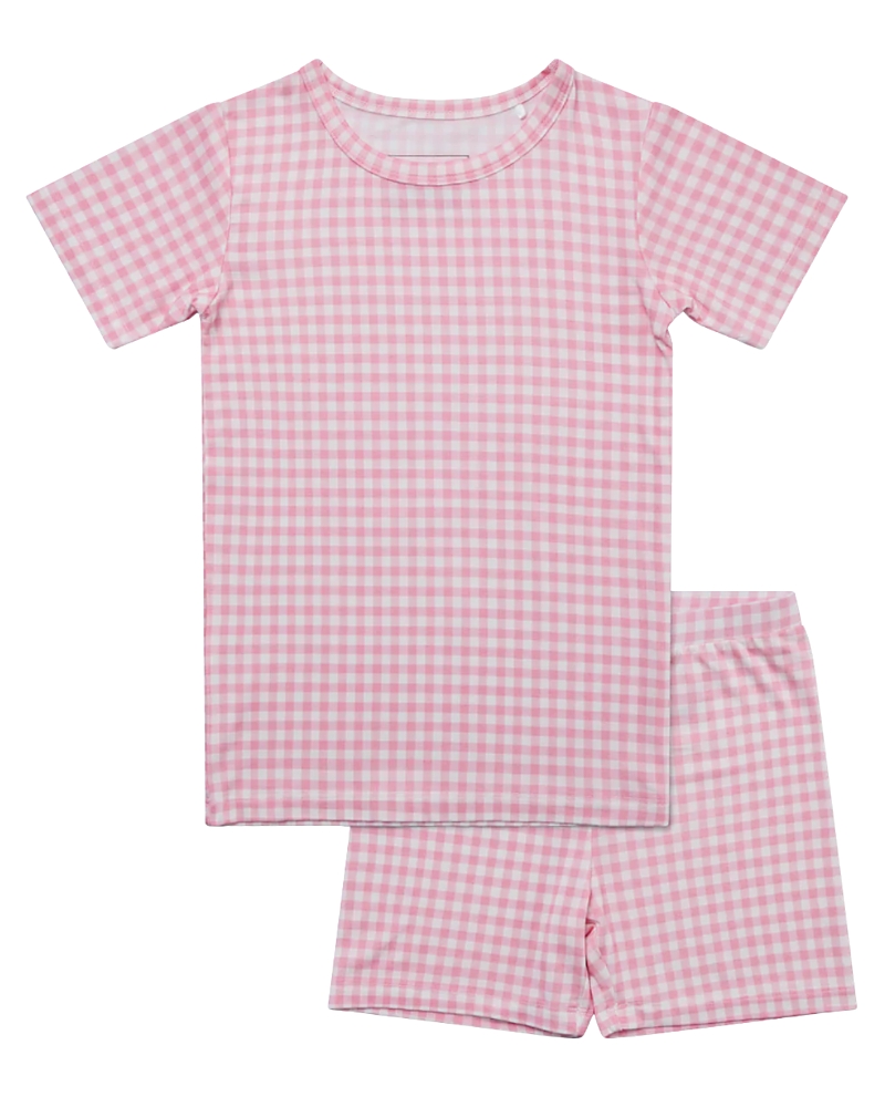 Motette Girls' Sugar Gingham Pajama Set - Baby, Little Kid