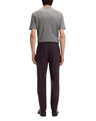 Perin Tapered Fit Tech Flannel Jersey Jogger Pants