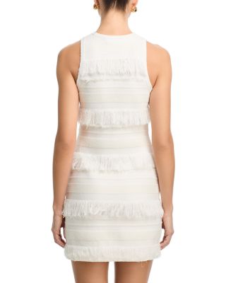 Elly Knit Fringe Mini Dress