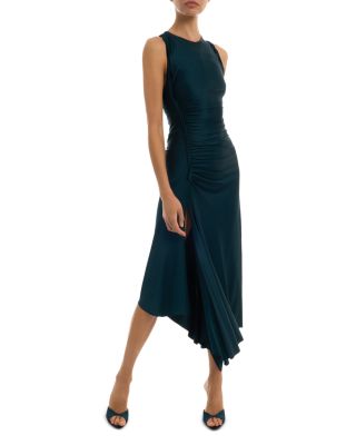 Sleeveless Twist Midi Dress