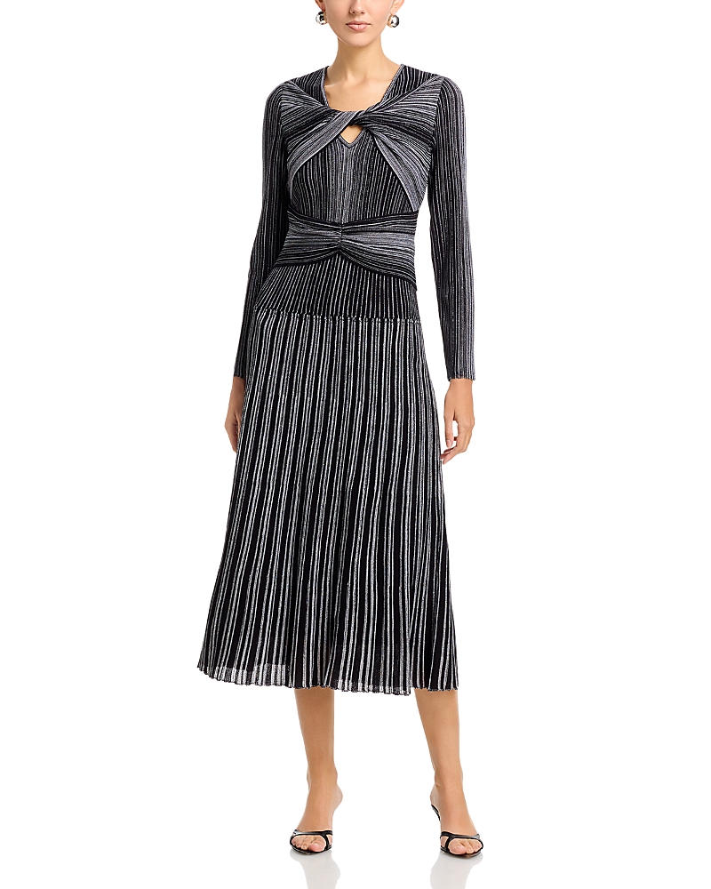 Misook Twist Front Knit Dress