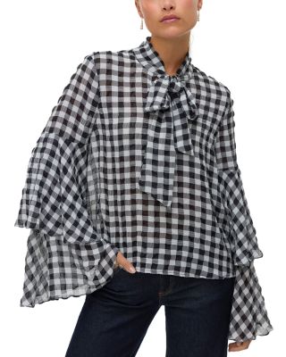 Sia Long Sleeve Flounce Top