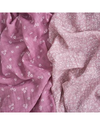 Cotton Muslin Swaddle Blankets, 2 Pack