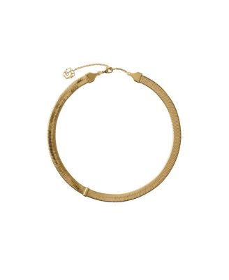 Check Print Necklace