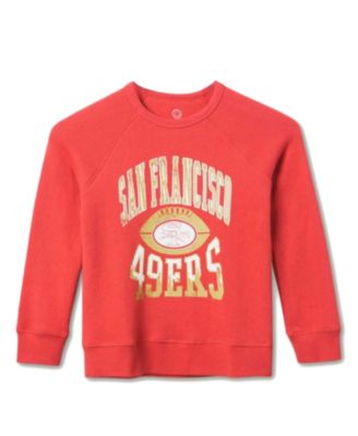 Unisex NFL San Francisco 49ers Hot Route Raglan Fleece - Little Kid, Big Kid