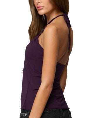 Lorenna Split Front Halter Top