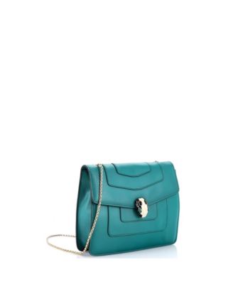 Medium Serpenti Forever Square Shoulder Bag Leather