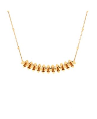  Medium Clash de Cartier Pendant Necklace 18K Rose Gold, 15.25 - 16.5"