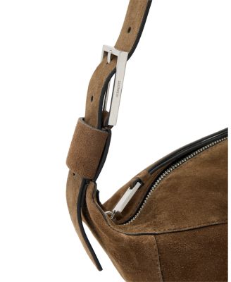 Luna Suede Shoulder Bag