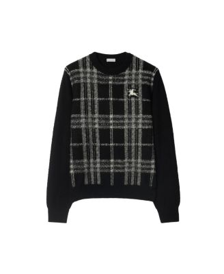 Check Wool Sweater