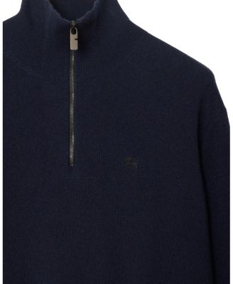 Cashmere Blend Quarter Zip Sweater