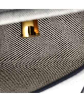 20 Herbag Zip Toile and Leather