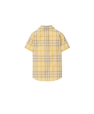 Burberry Boys' Check Cotton Shirt - Baby, Little Kid, Big Kid