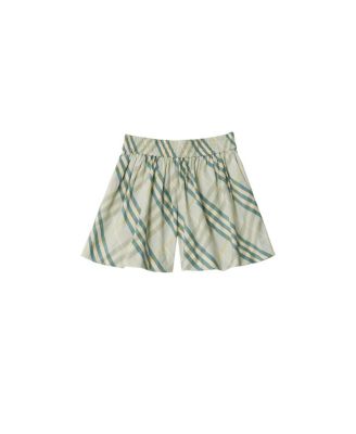 Girls' Check Cotton Shorts - Baby, Little Kid, Big Kid