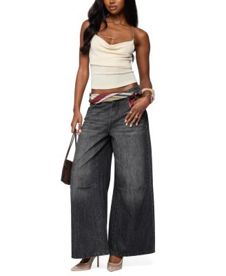  Khloey Chain Cowl Neck Top