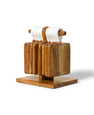  Appetizer Boards with Stand - Set of 8