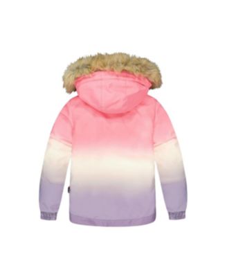  Girls' Two-Piece Flower Play Snowsuit - Little Kid