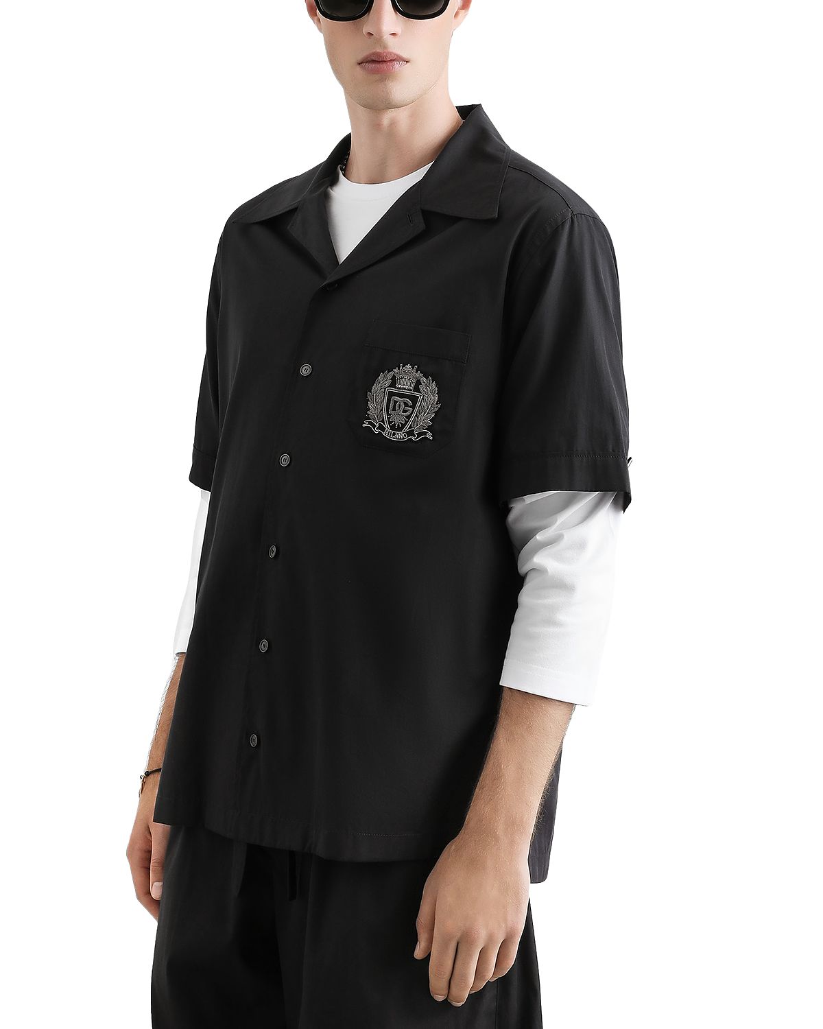 Dolce & Gabbana Men's Logo Crest Shirt