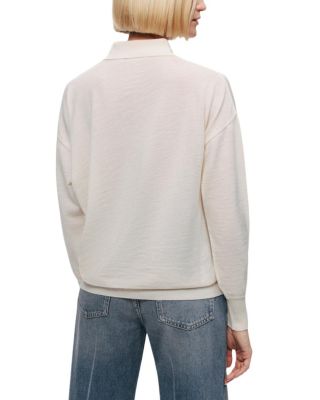  Relaxed Polo Knit Sweater