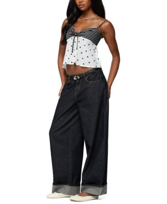 Tilly Mixed Print Top