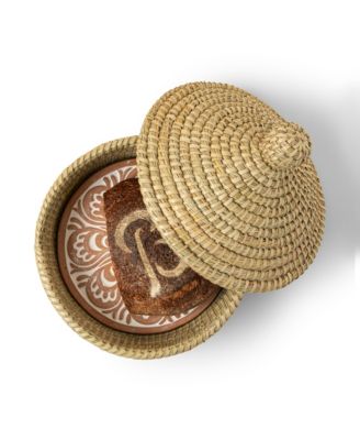  Traditional Bread Warming Set with Lid by Serrv International