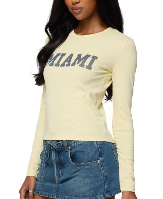 Miami Girl Long Sleeve T Shirt