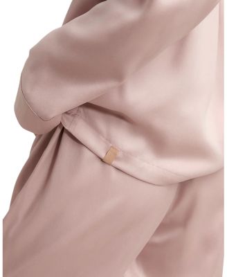 Silk Long Sleeve Pant Set