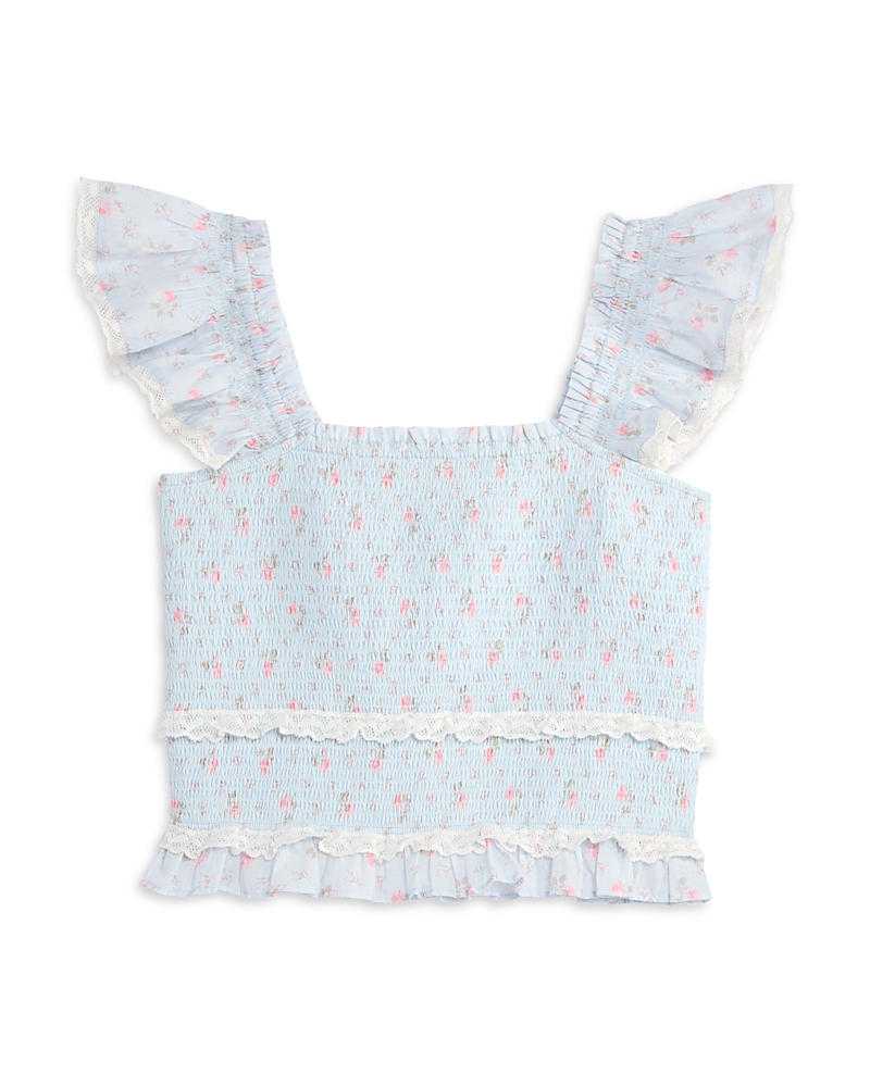 LoveShackFancy Girls' Jeanna Tween Top - Big Kid