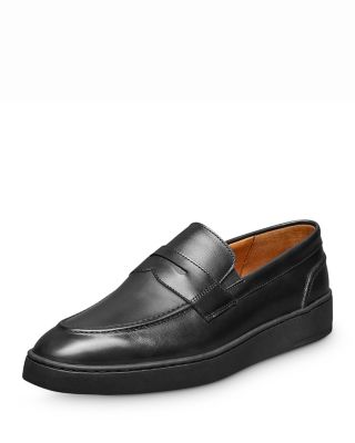 Men's Randolph Black Leather Loafers