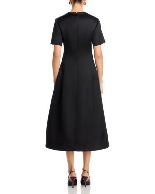 Caroline Applique Rose Midi Dress - Exclusive