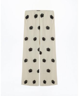  Embellished Bootcut Pants