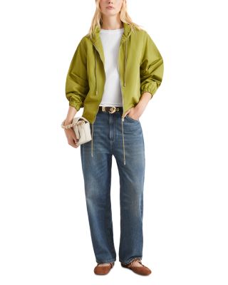 Zippered Cropped Jacket