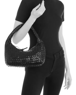 Mercer Woven Leather Shoulder Bag