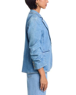 Denim Khloe Blazer & Tommy Straight Jeans in Zephyr