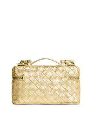 Bang Bang Intrecciato Leather Vanity Case Crossbody