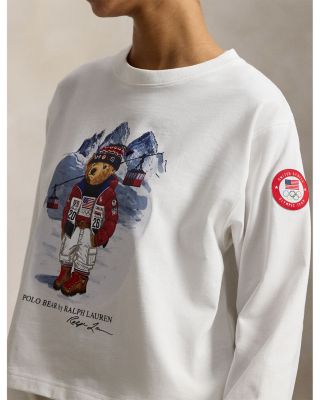 Team USA Polo Bear Long Sleeve Tee