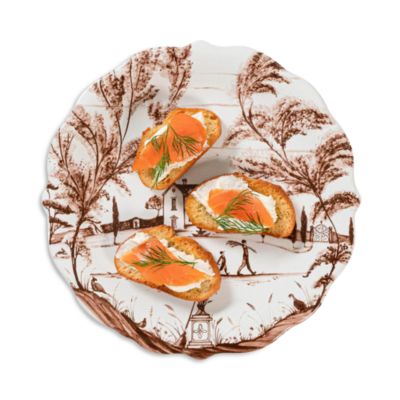 Country Estate Harvest Party Plate Assorted Set of 4