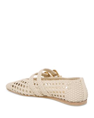 Women's Baylee Woven Leather Flats