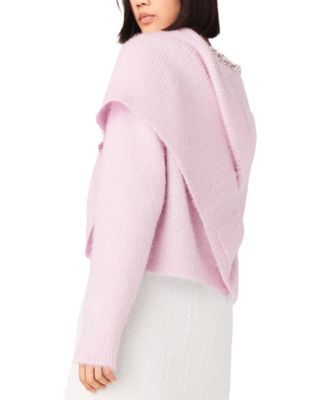 Pearl Trim Tweed Skirt