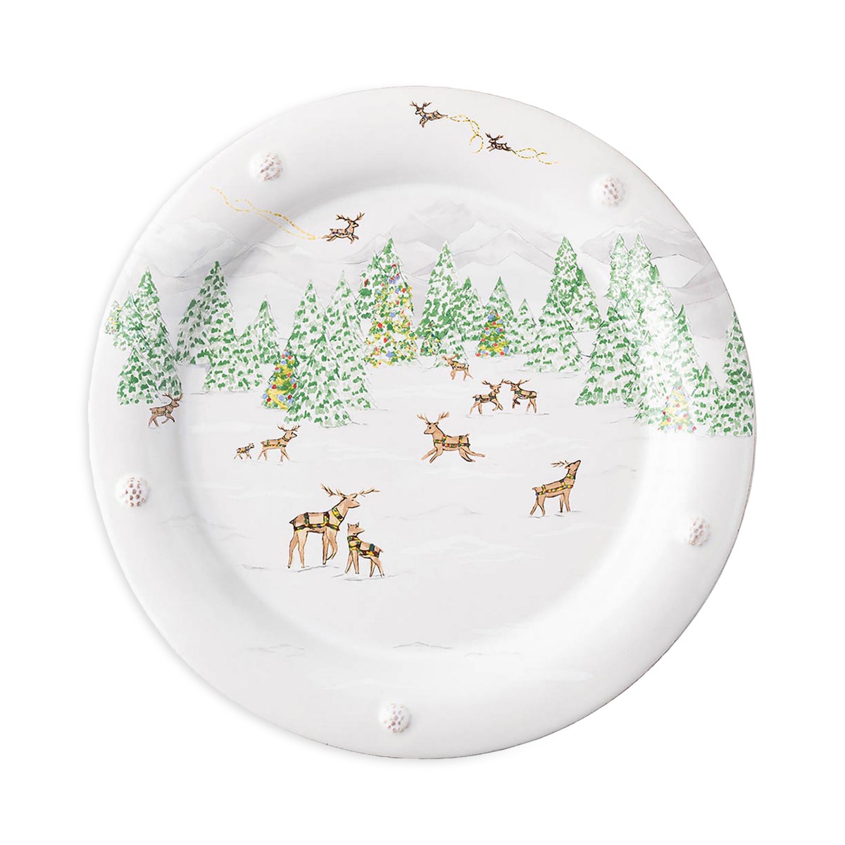 Juliska Berry & Thread North Pole Dinner Plate